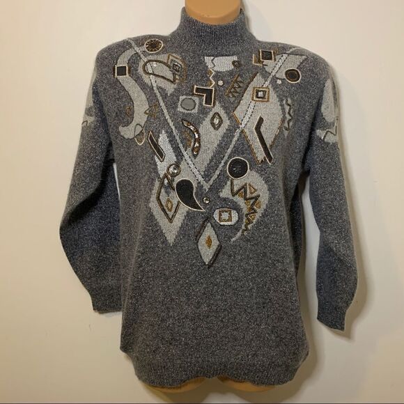 IB Diffusion 90’s Silk, Angora, Lambswool Sweater - Picture 1 of 6